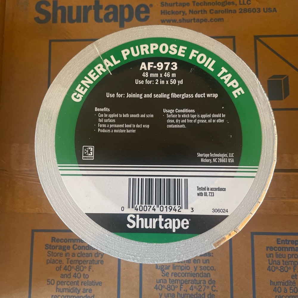 Silver General Purpose Foil Tape